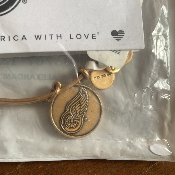 Alex and Ani Detroit Red Wings charm bracelet - Picture 2 of 4